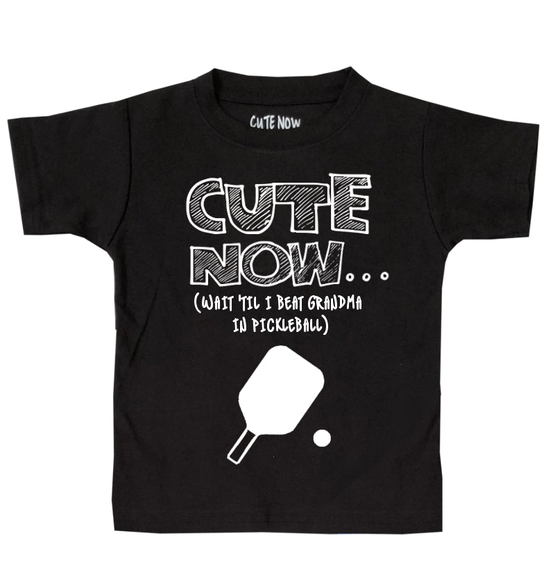 (Wait 'Til I Beat Grandma in Pickleball) Toddler T-shirt