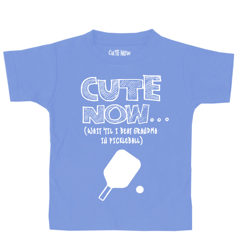 (Wait 'Til I Beat Grandma in Pickleball) Toddler T-shirt