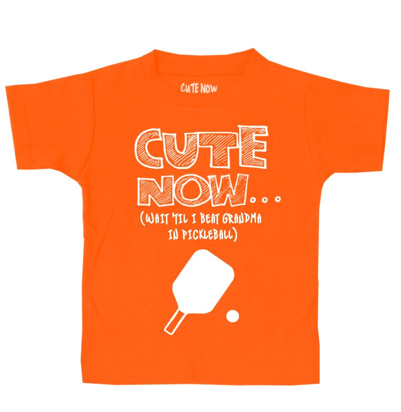 (Wait 'Til I Beat Grandma in Pickleball) Toddler T-shirt