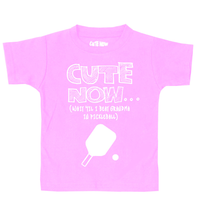(Wait 'Til I Beat Grandma in Pickleball) Toddler T-shirt