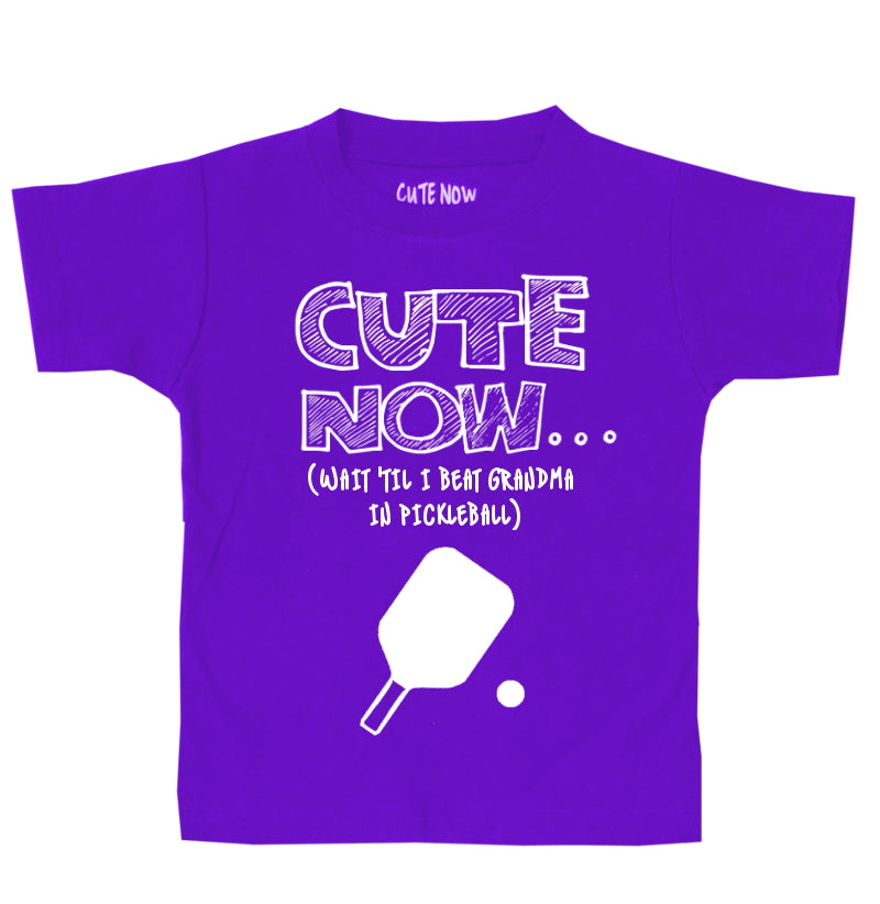 (Wait 'Til I Beat Grandma in Pickleball) Toddler T-shirt