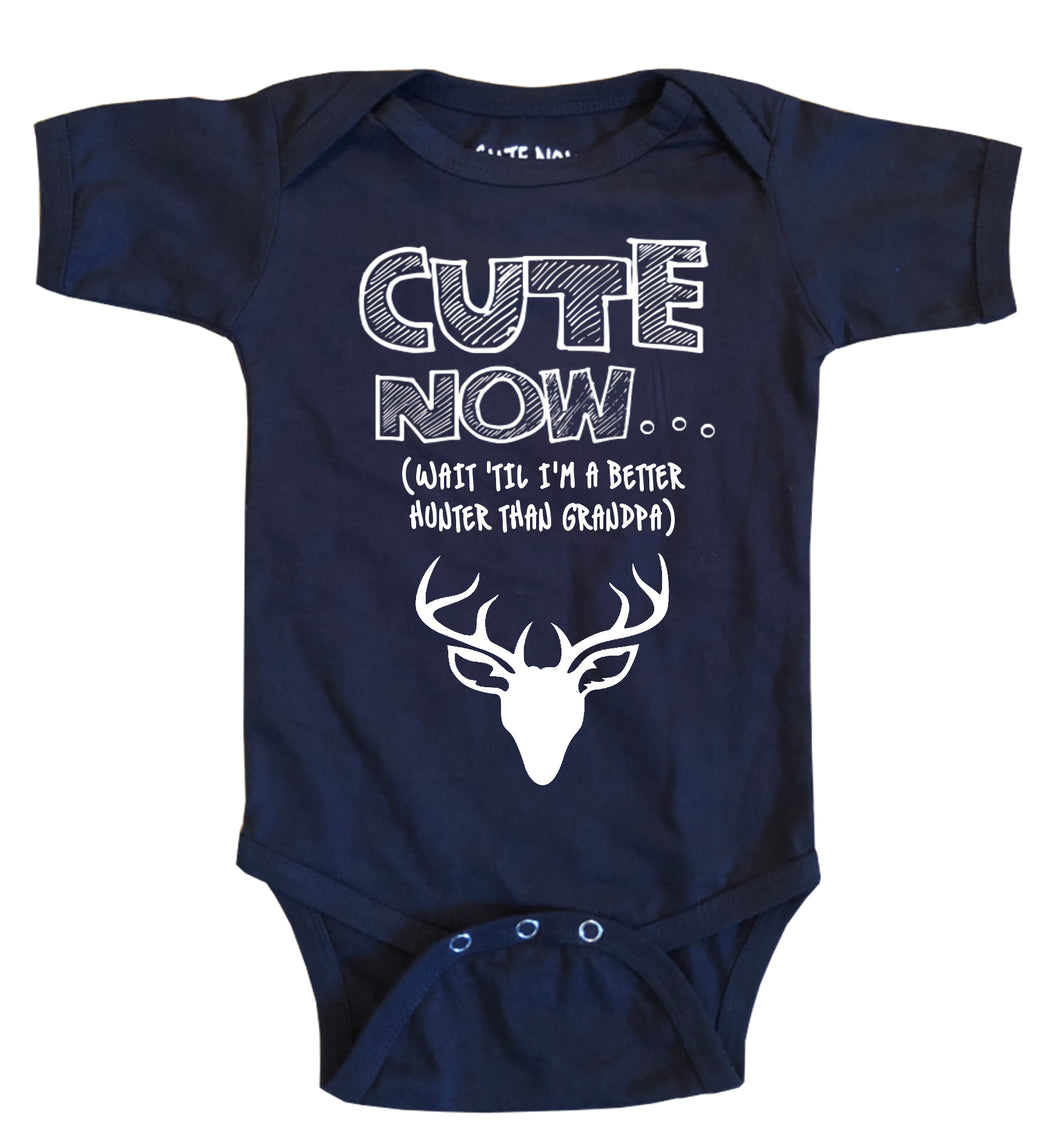 (Wait 'Til I'm A Better Hunter Than Grandpa) Bodysuit