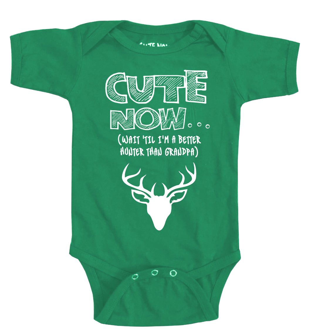 (Wait 'Til I'm A Better Hunter Than Grandpa) Bodysuit