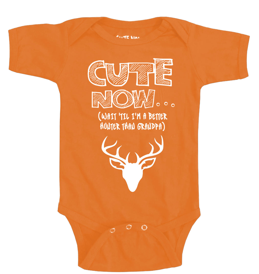 (Wait 'Til I'm A Better Hunter Than Grandpa) Bodysuit