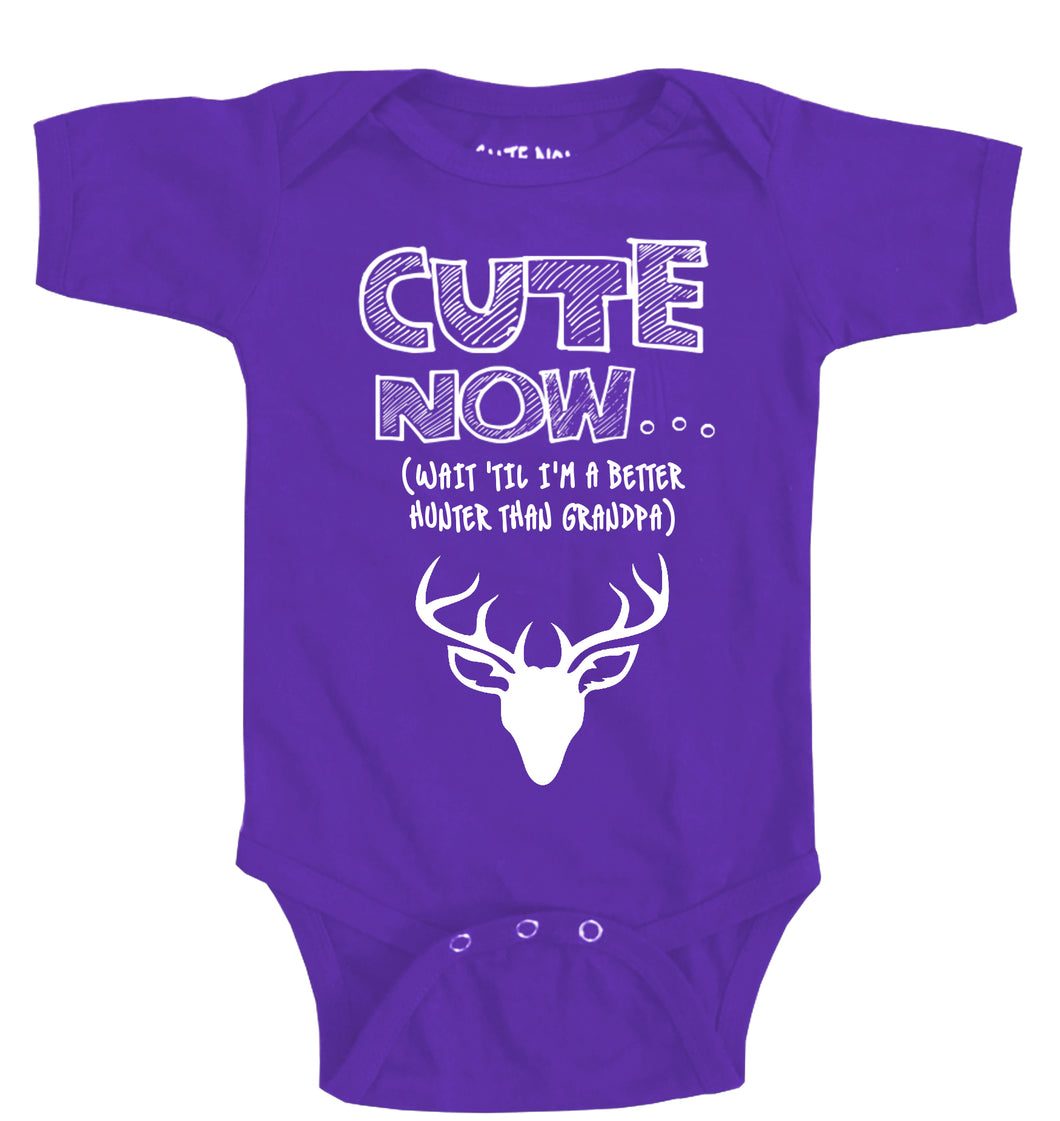 (Wait 'Til I'm A Better Hunter Than Grandpa) Bodysuit