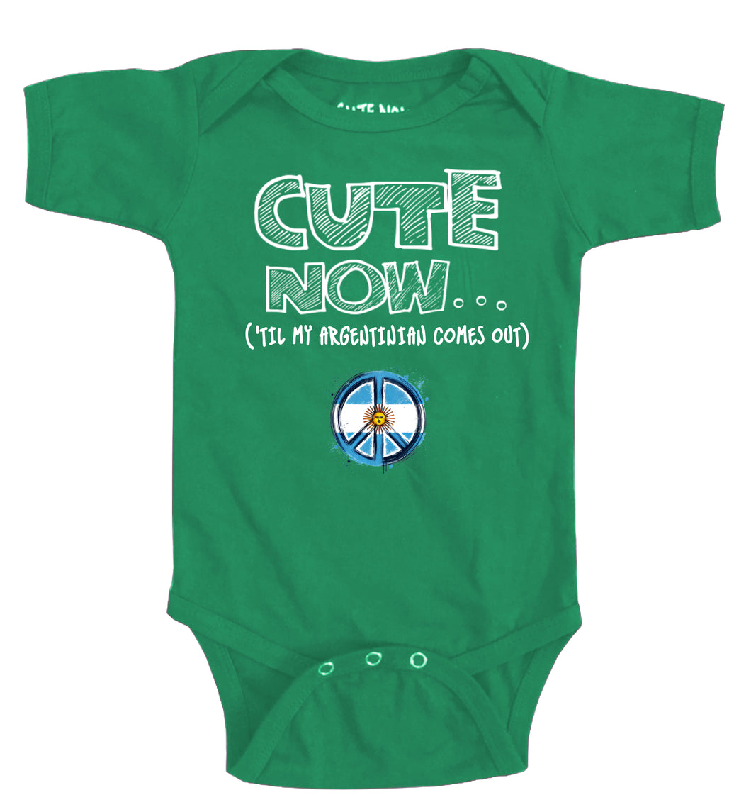 Peace ('Til My Argentinian Comes Out) Bodysuit