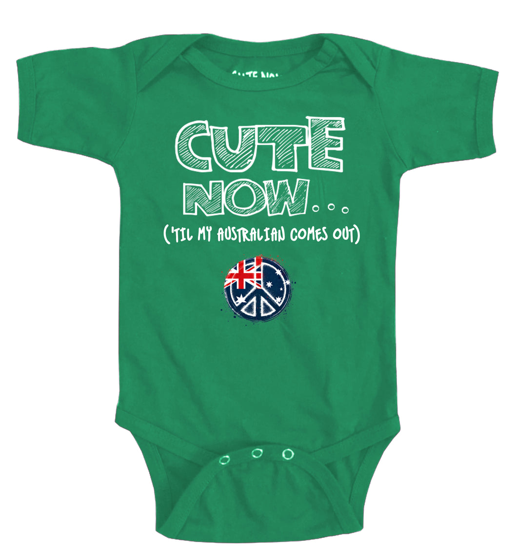 Peace ('Til My Australian Comes Out) Bodysuit