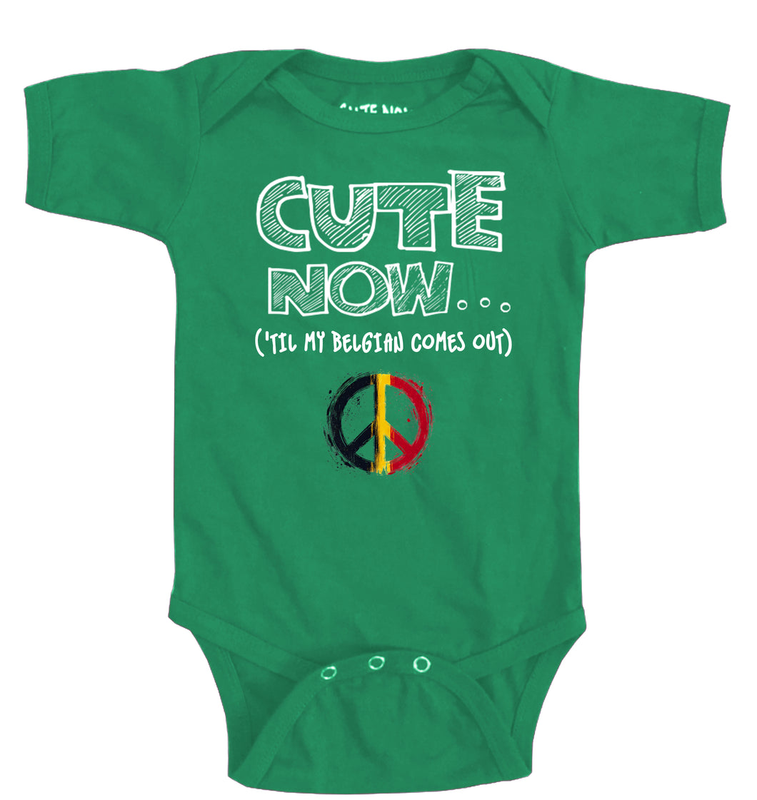 Peace ('Til My Belgian Comes Out) Bodysuit