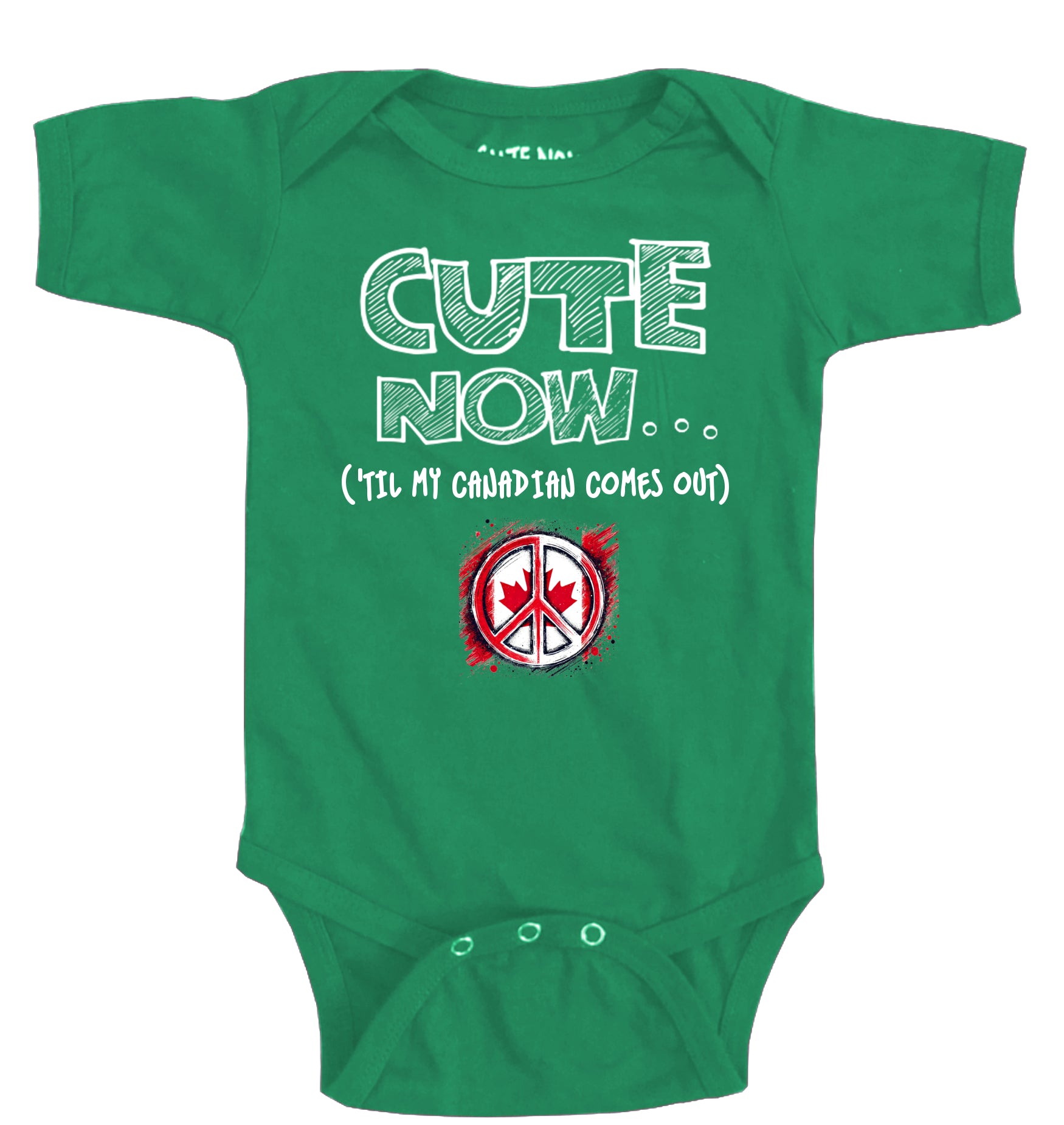 Peace ('Til My Canadian Comes Out) Bodysuit