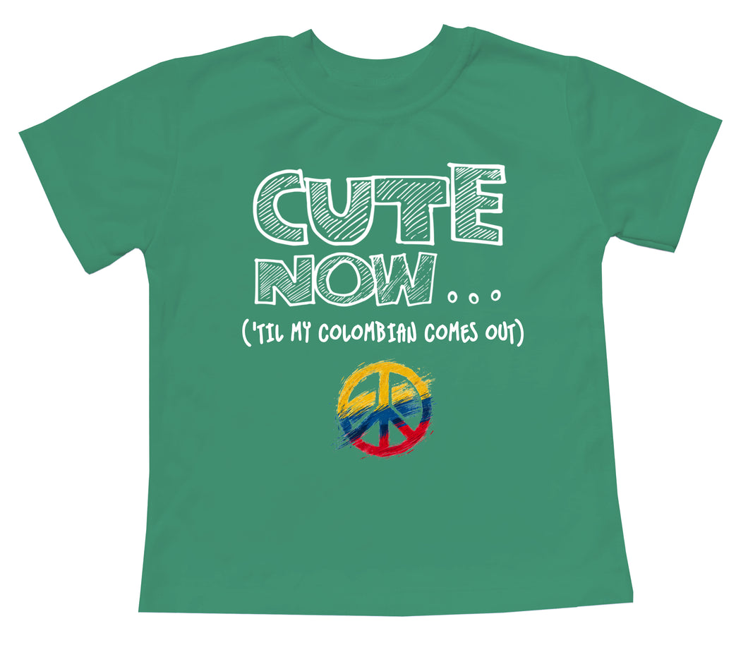 Peace ('Til My Colombian Comes Out) Toddler T-shirt