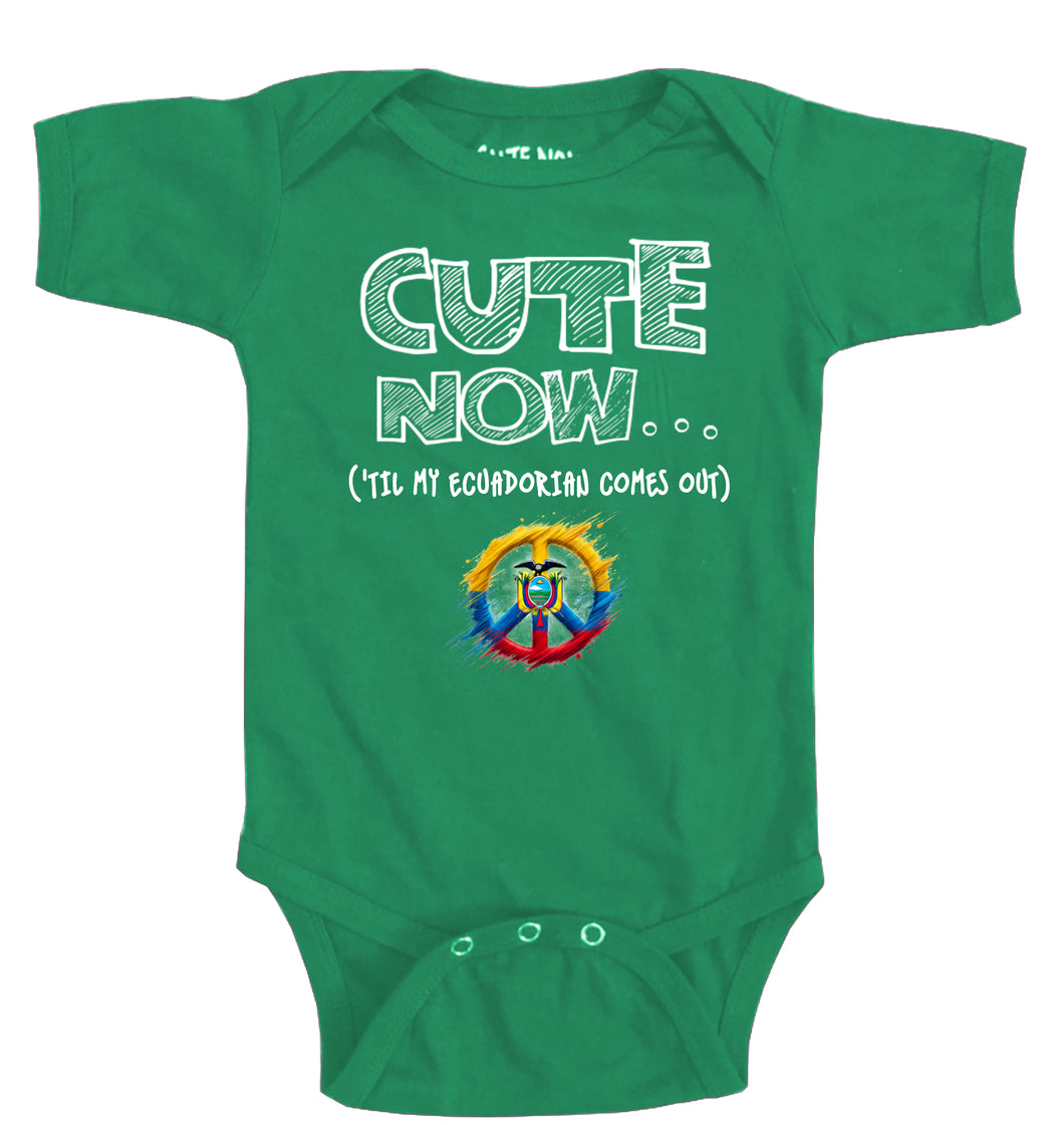 Peace ('Til My Ecuadorian Comes Out) Bodysuit