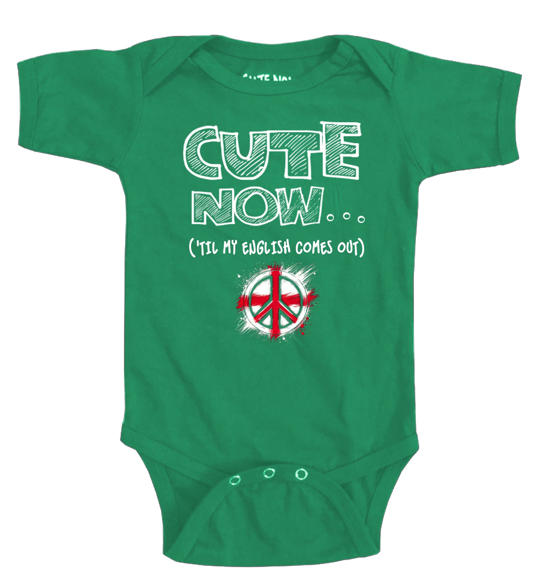 Peace ('Til My English Comes Out) Bodysuit