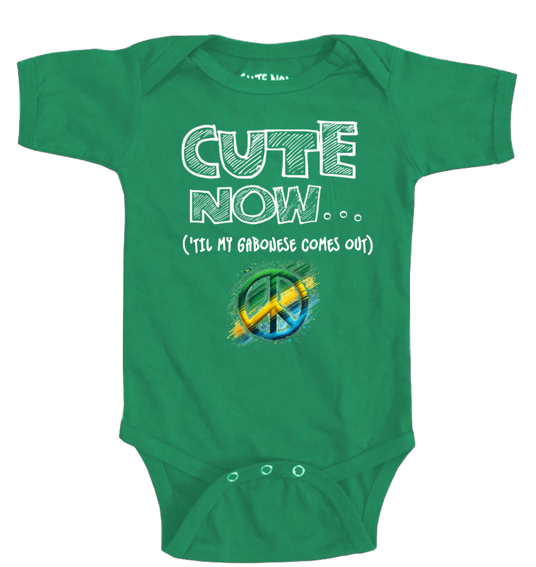 Peace ('Til My Gabonese Comes Out) Bodysuit