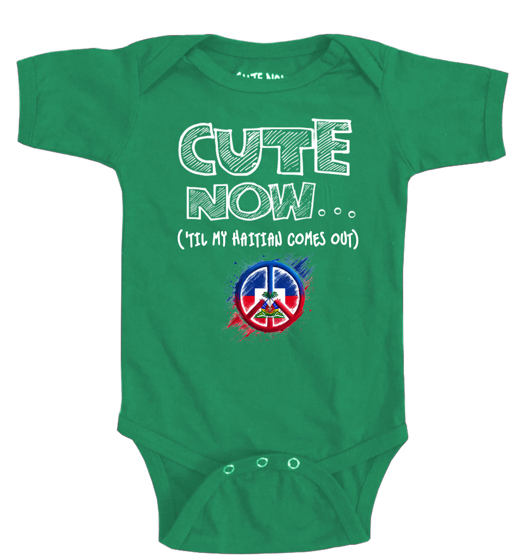 Peace ('Til My Haitian Comes Out) Bodysuit