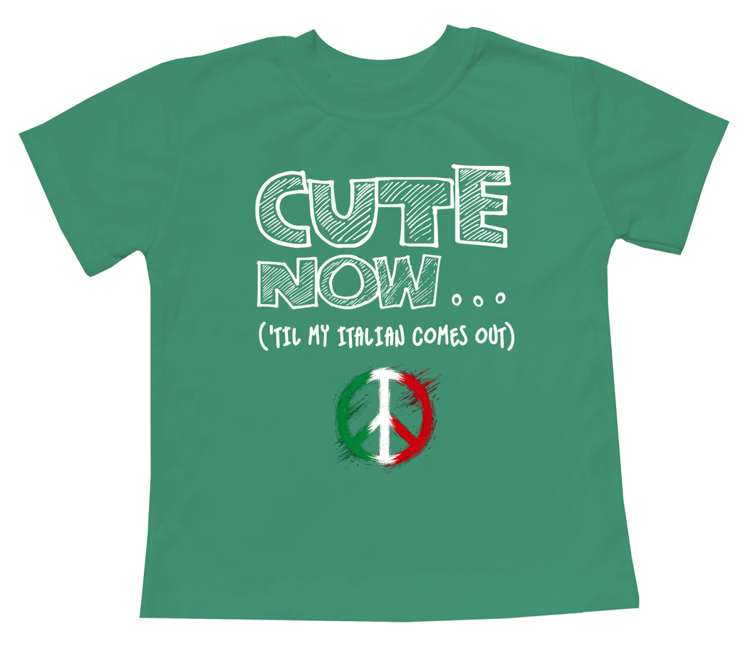 Peace ('Til My Italian Comes Out) Toddler T-shirt