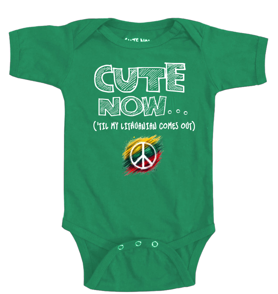 Peace ('Til My Lithuanian Comes Out) Bodysuit