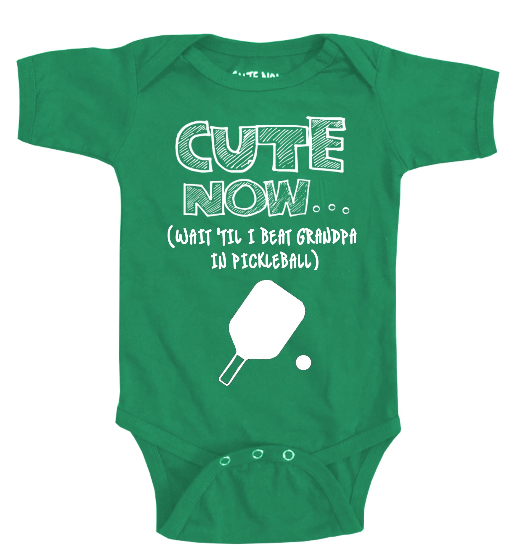 (Wait 'Til I Beat Grandpa in Pickleball) Bodysuit