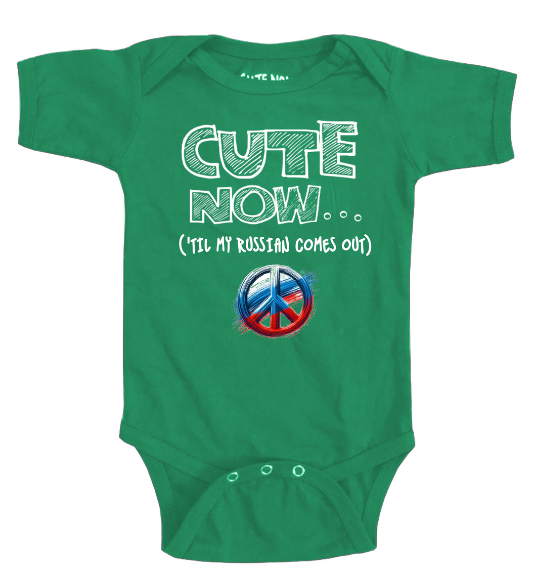 Peace ('Til My Russian Comes Out) Bodysuit