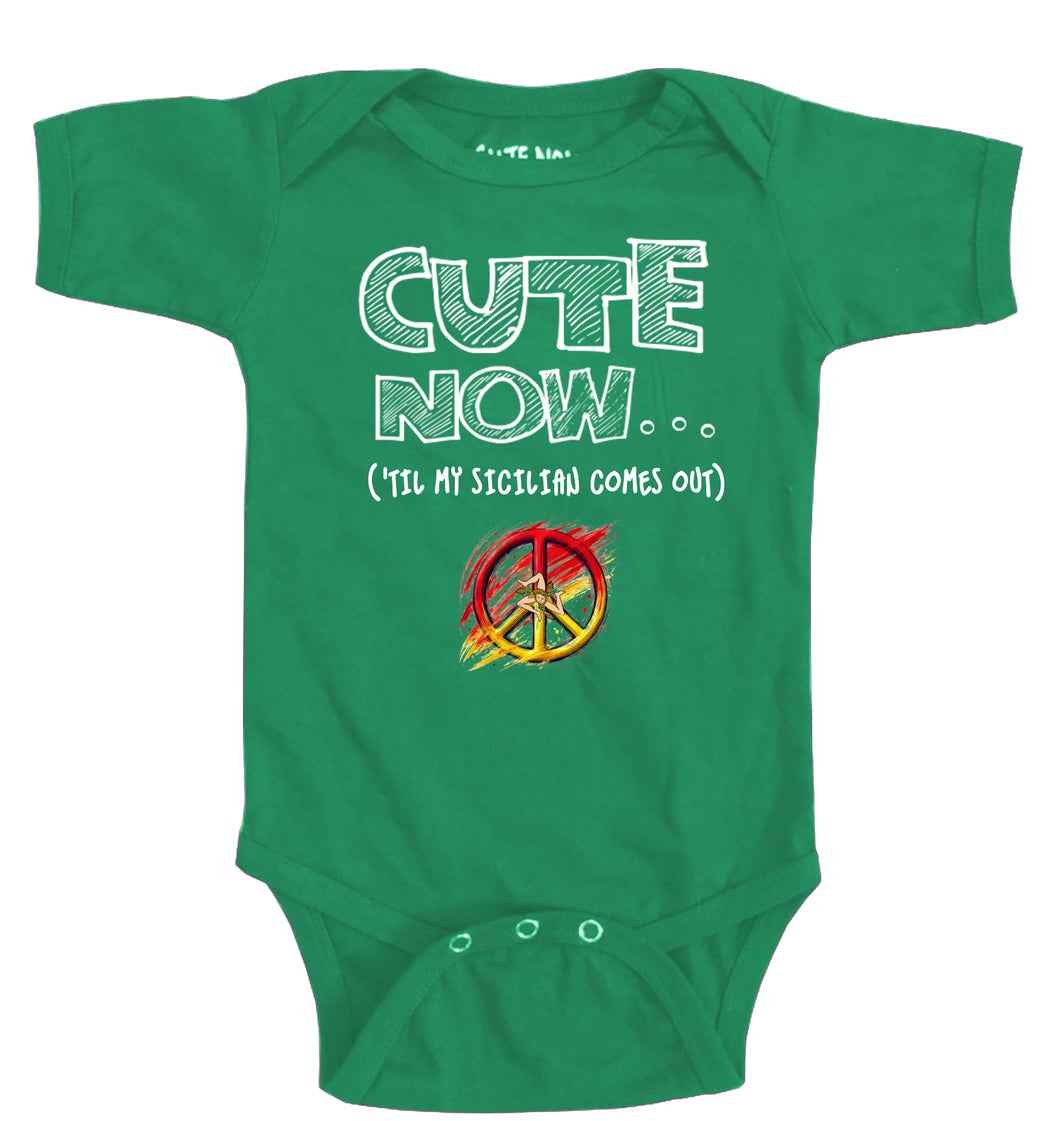 Peace ('Til My Sicilian Comes Out) Bodysuit