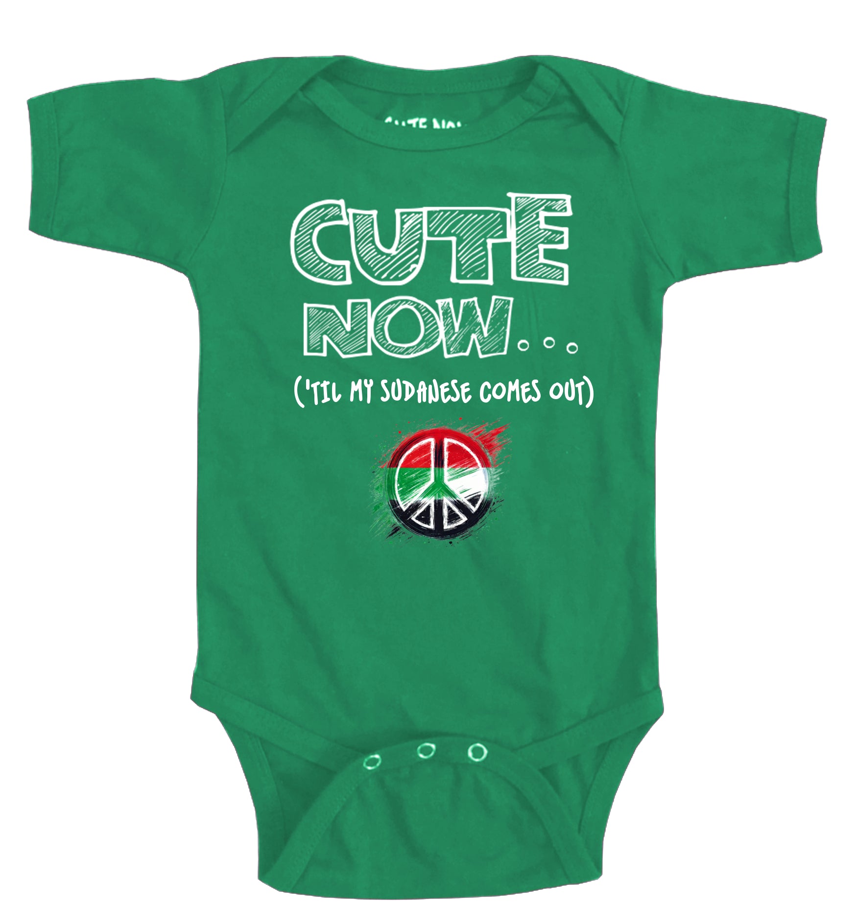 Peace ('Til My Sudanese Comes Out) Bodysuit