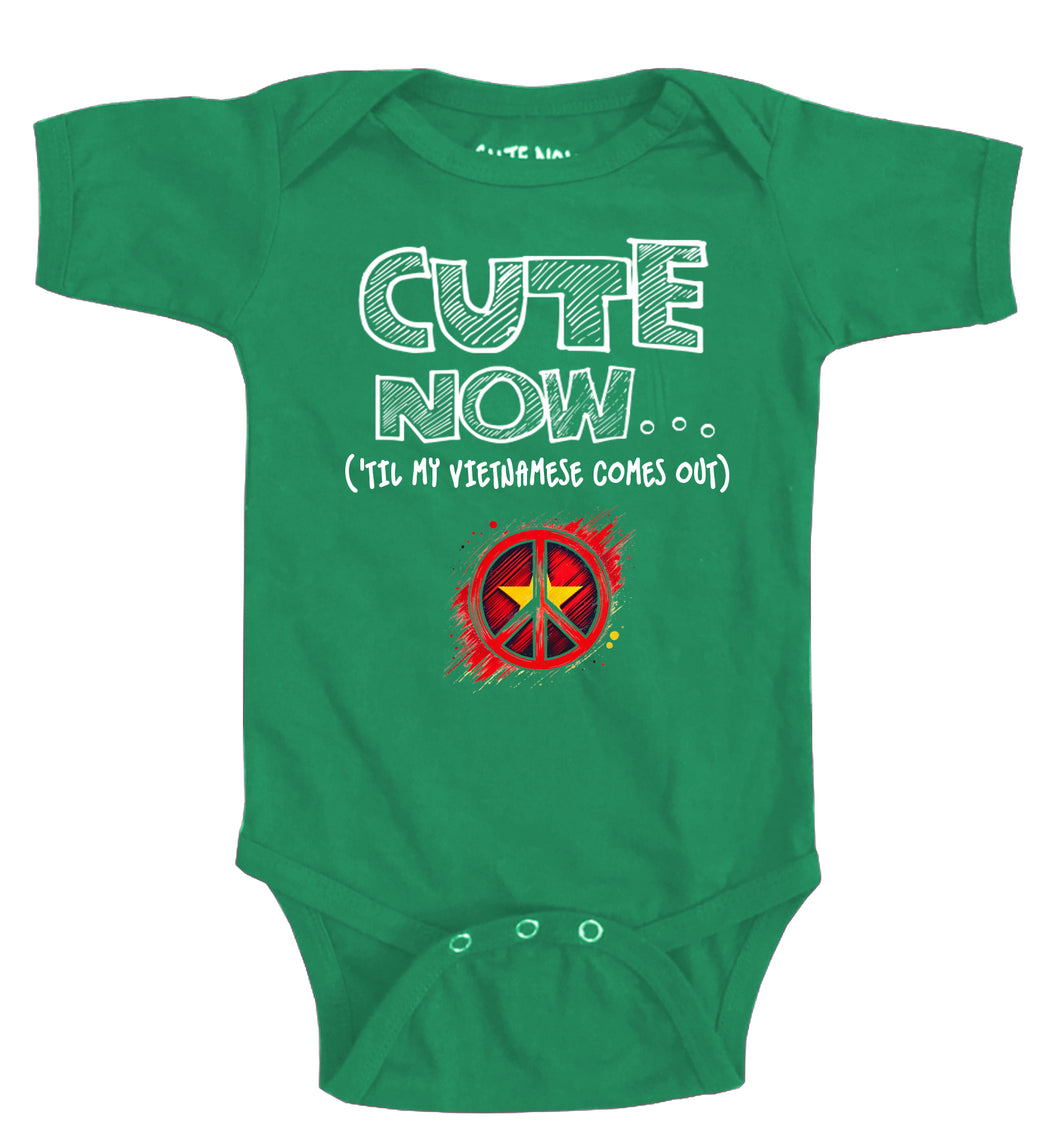 Peace ('Til My Vietnamese Comes Out) Bodysuit
