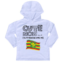 ('Til My Hawaiian Comes Out) Toddler Long Sleeve Hooded T-shirt