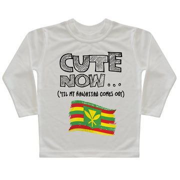 ('Til My Hawaiian Comes Out) Toddler Long Sleeve T-shirt