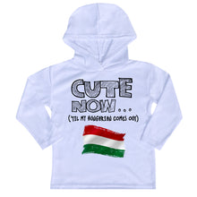 ('Til My Hungarian Comes Out) Toddler Long Sleeve Hooded T-shirt