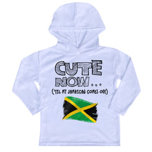 ('Til My Jamaican Comes Out) Toddler Long Sleeve Hooded T-shirt