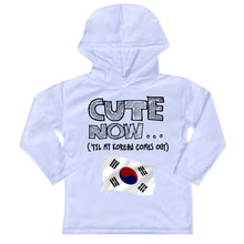 ('Til My Korean Comes Out) Toddler Long Sleeve Hooded T-shirt