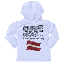 ('Til My Latvian Comes Out) Toddler Long Sleeve Hooded T-shirt