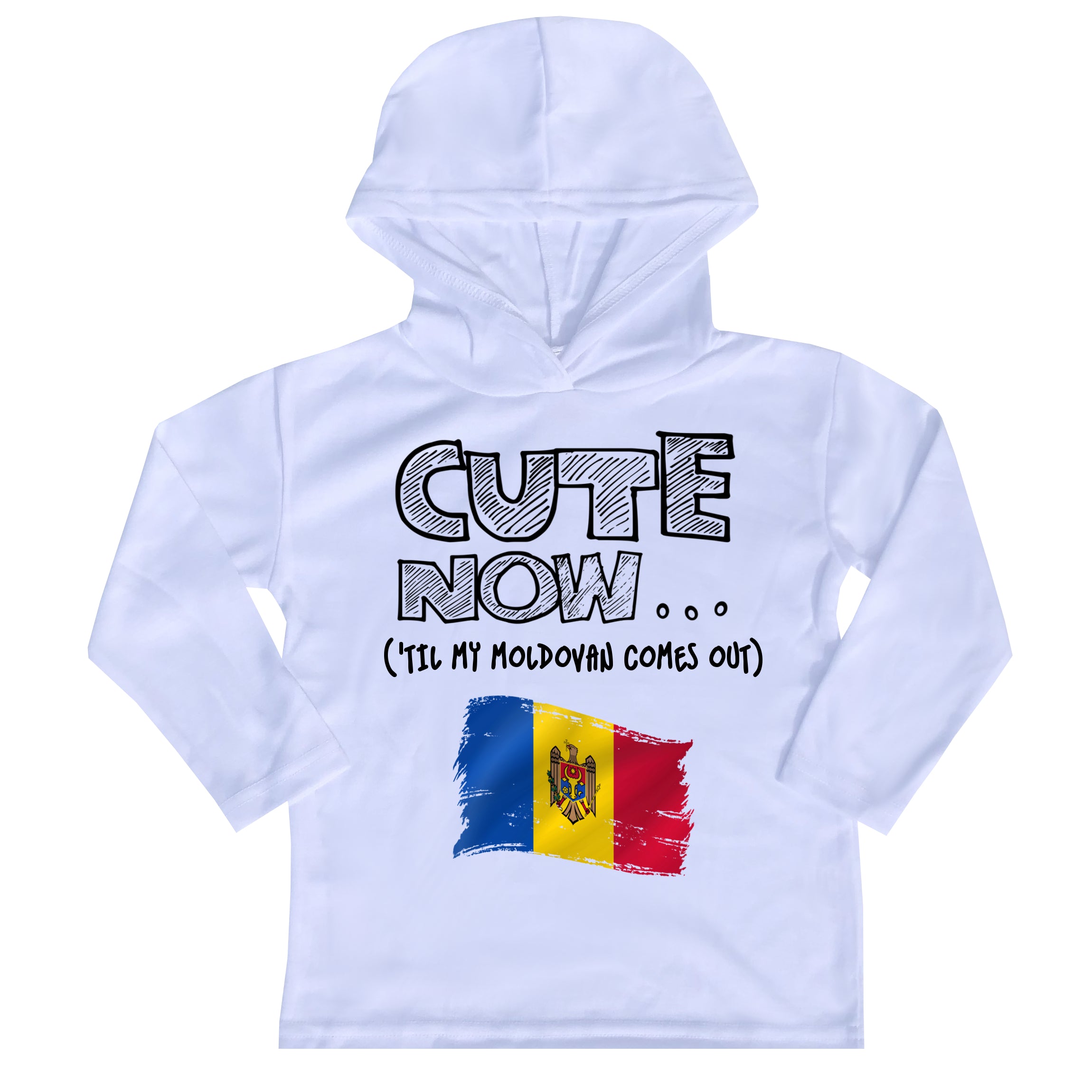 ('Til My Moldovan Comes Out) Toddler Long Sleeve Hooded T-shirt