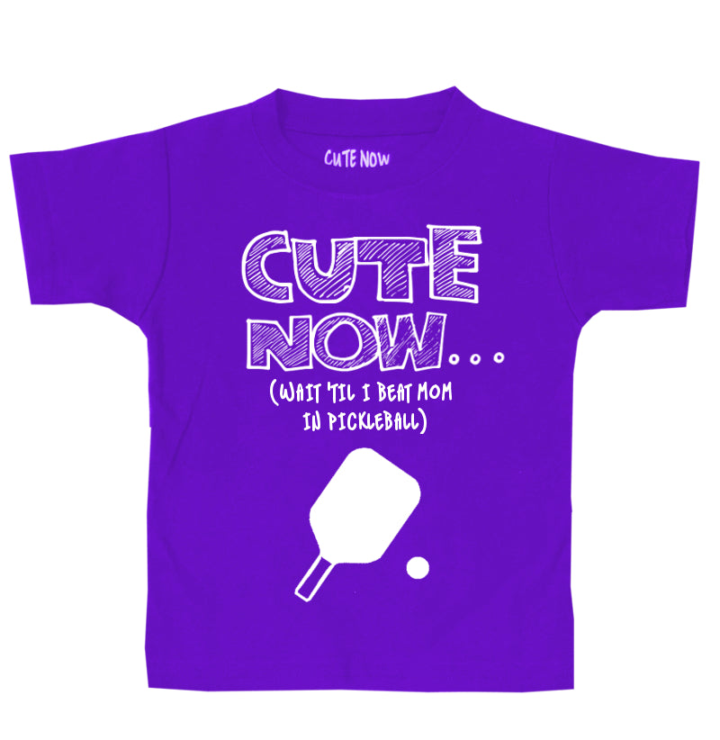 (Wait 'Til I Beat Mom in Pickleball) Toddler T-shirt