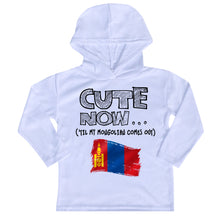 ('Til My Mongolian Comes Out) Toddler Long Sleeve Hooded T-shirt