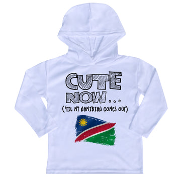 ('Til My Namibian Comes Out) Toddler Long Sleeve Hooded T-shirt