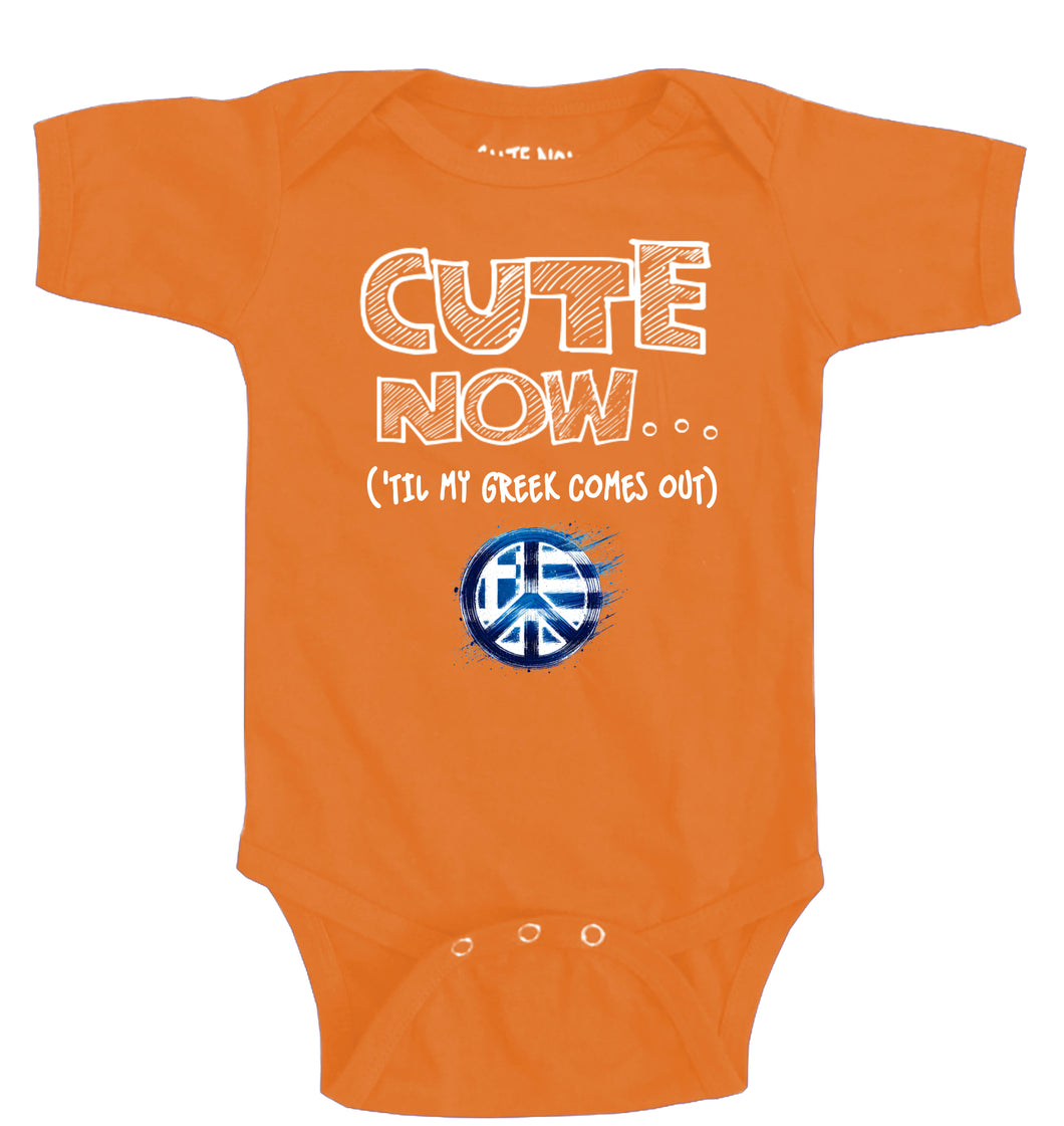 Peace ('Til My Greek Comes Out) Bodysuit