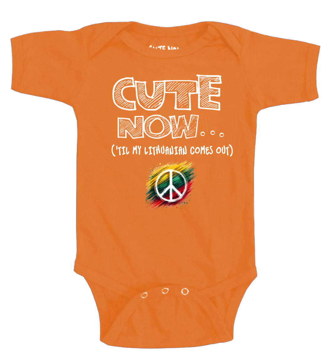 Peace ('Til My Lithuanian Comes Out) Bodysuit