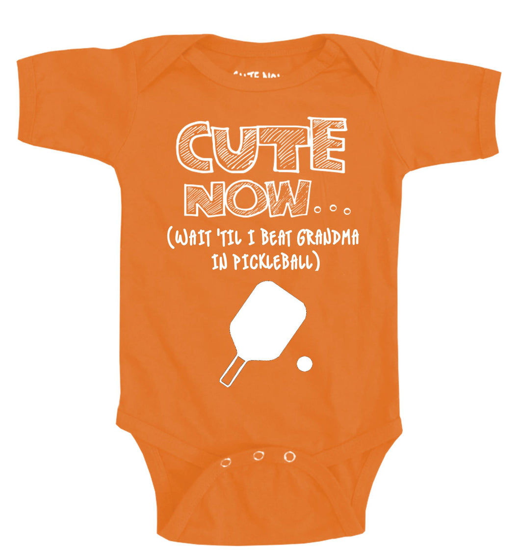 (Wait 'Til I Beat Grandma in Pickleball) Bodysuit