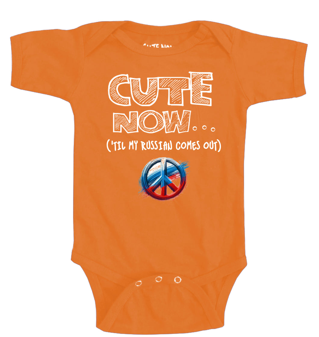 Peace ('Til My Russian Comes Out) Bodysuit