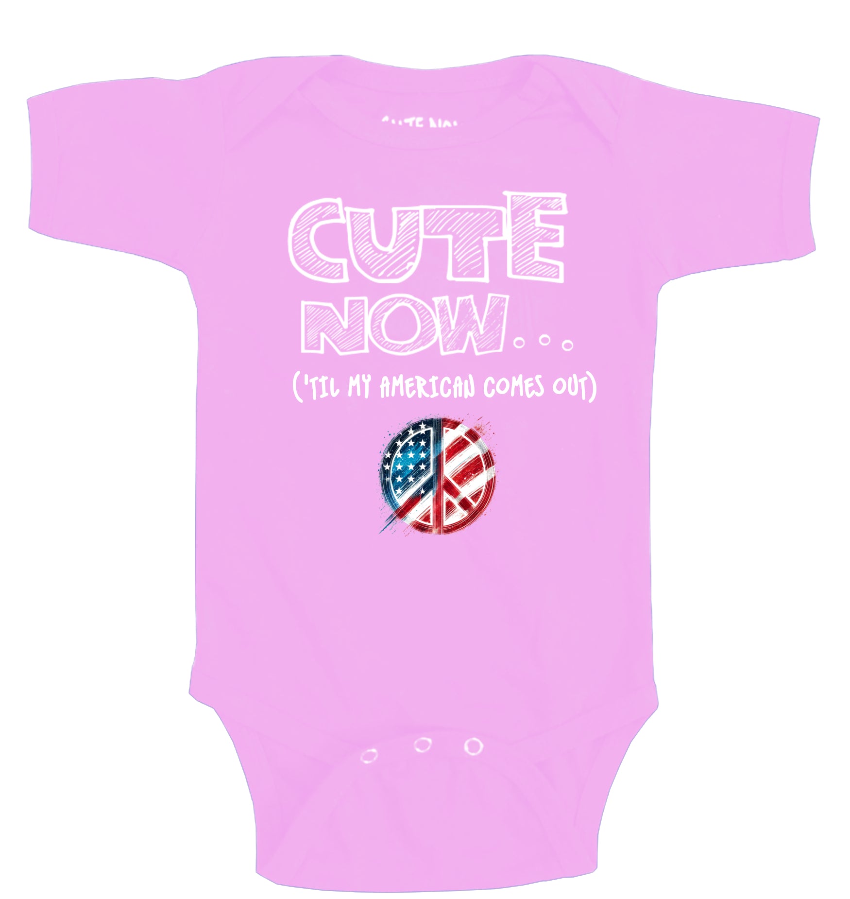 Peace ('Til My American Comes Out) Bodysuit