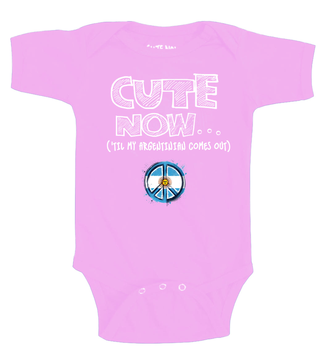 Peace ('Til My Argentinian Comes Out) Bodysuit