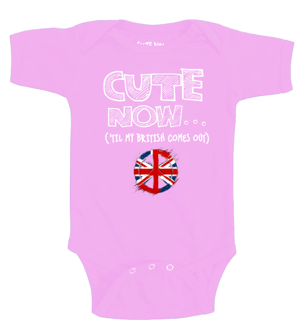 Peace ('Til My British Comes Out) Bodysuit