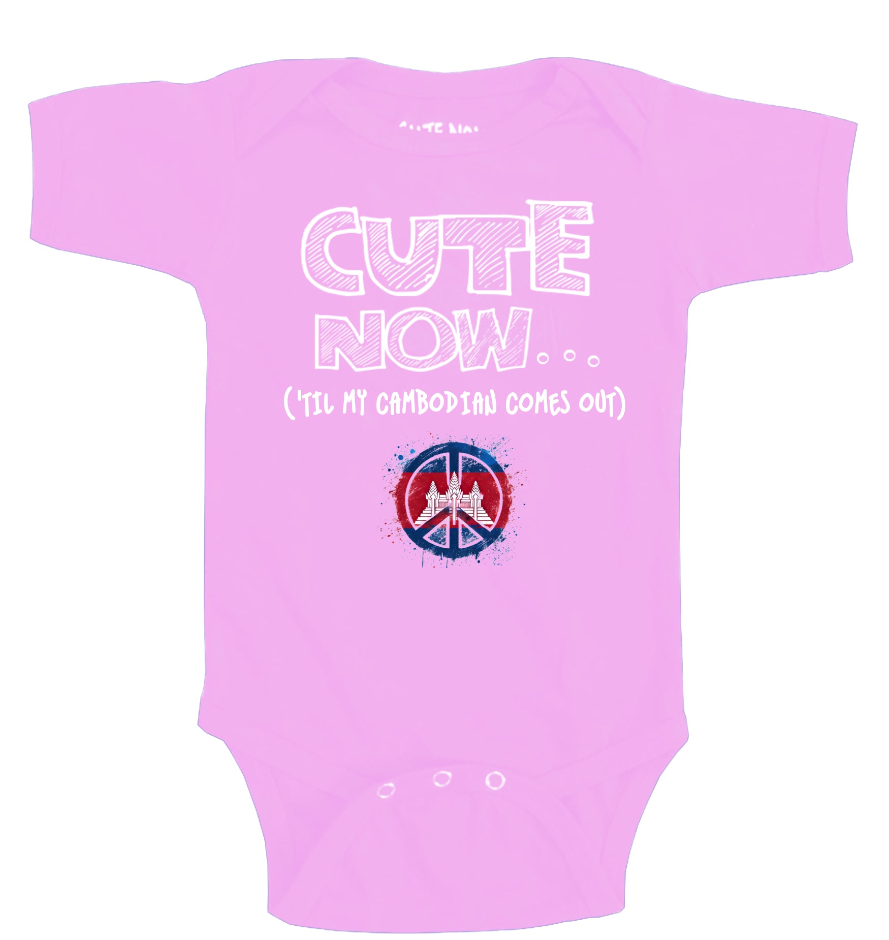 Peace ('Til My Cambodian Comes Out) Bodysuit