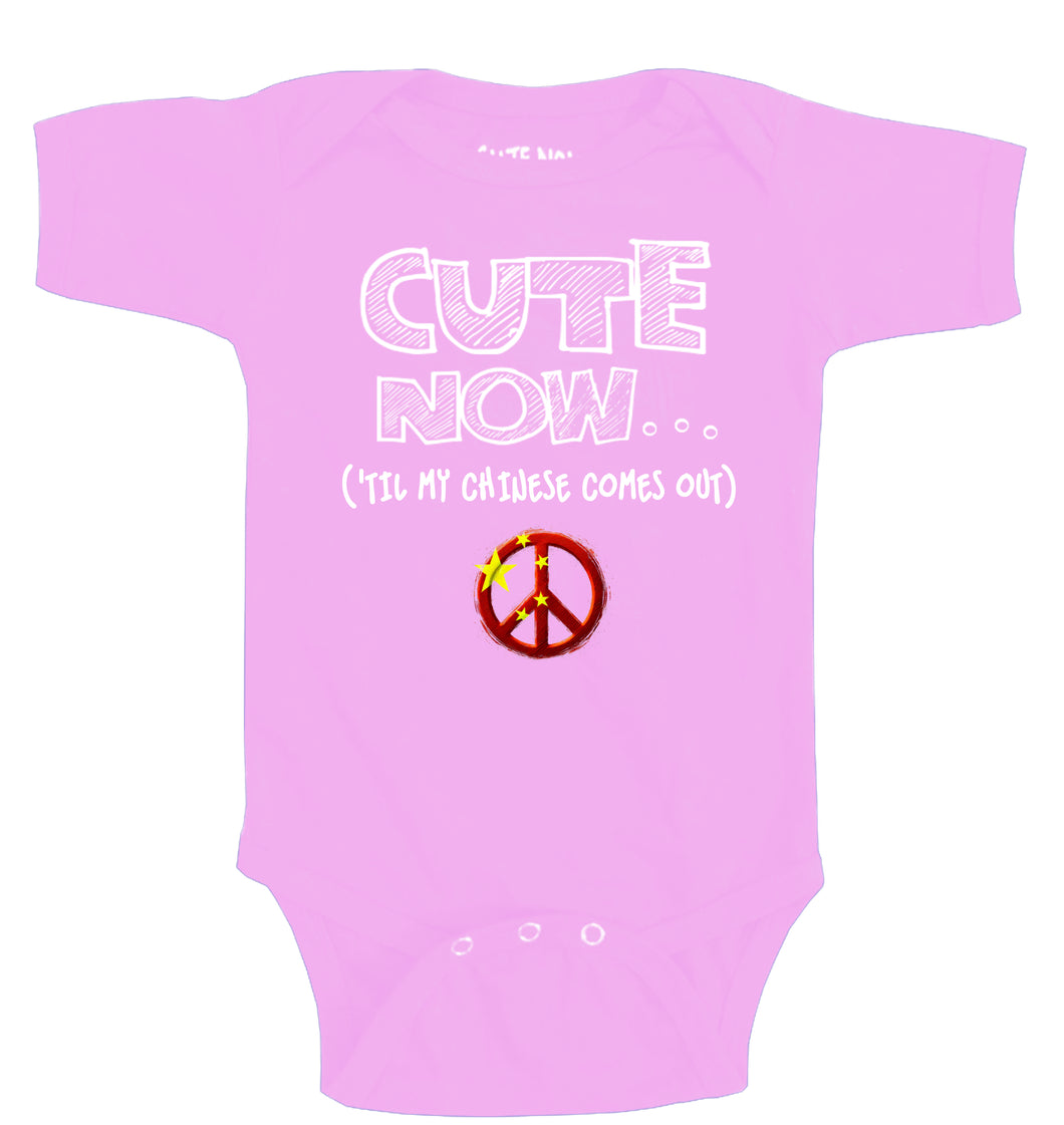 Peace ('Til My Chinese Comes Out) Bodysuit