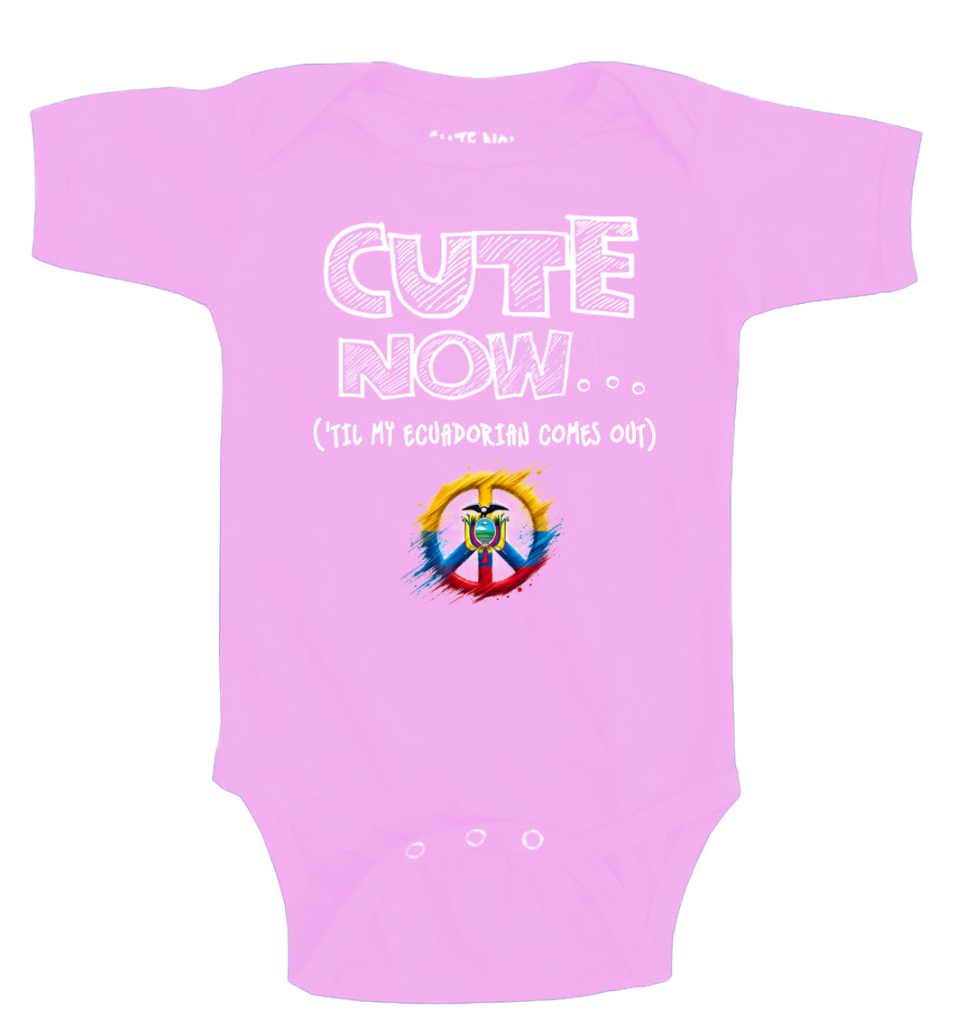 Peace ('Til My Ecuadorian Comes Out) Bodysuit