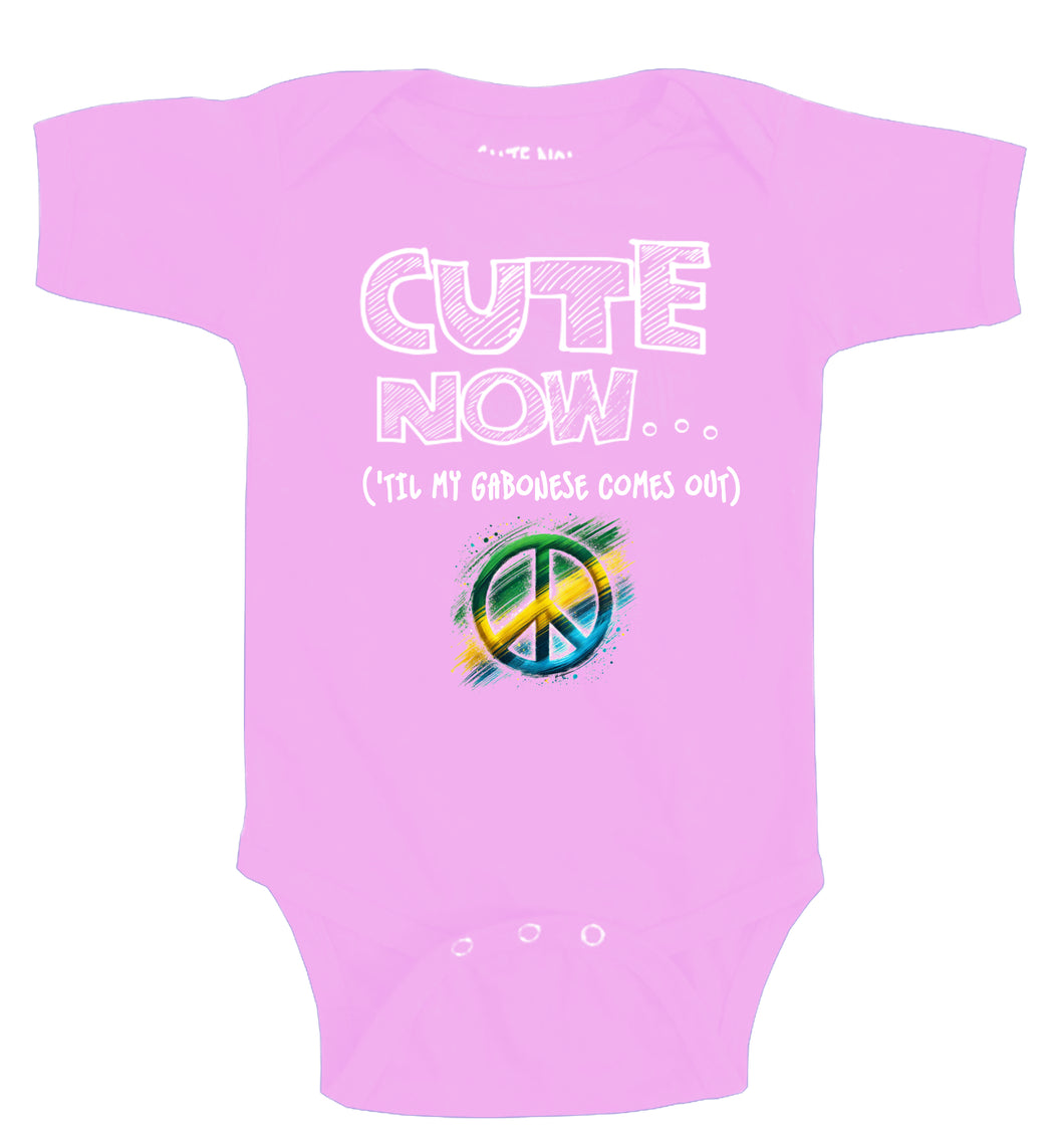 Peace ('Til My Gabonese Comes Out) Bodysuit