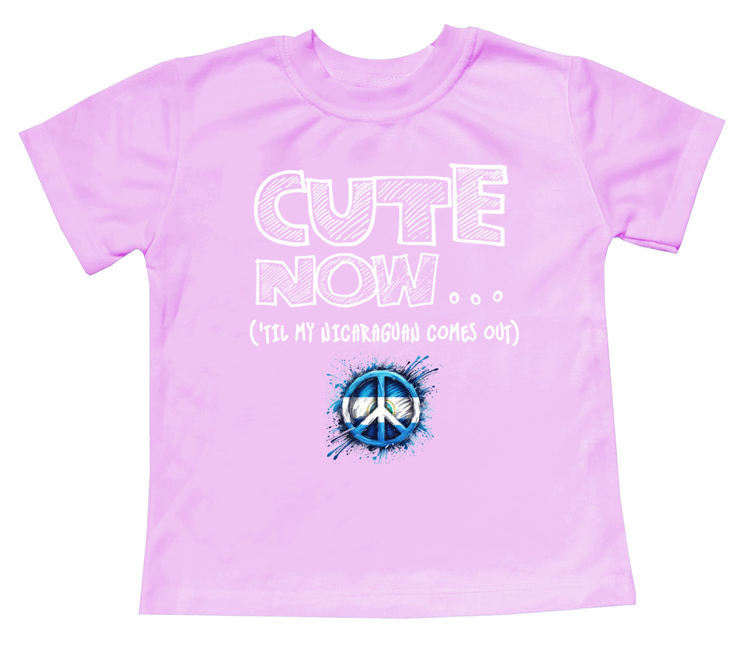 Peace ('Til My Nicaraguan Comes Out) Toddler T-shirt