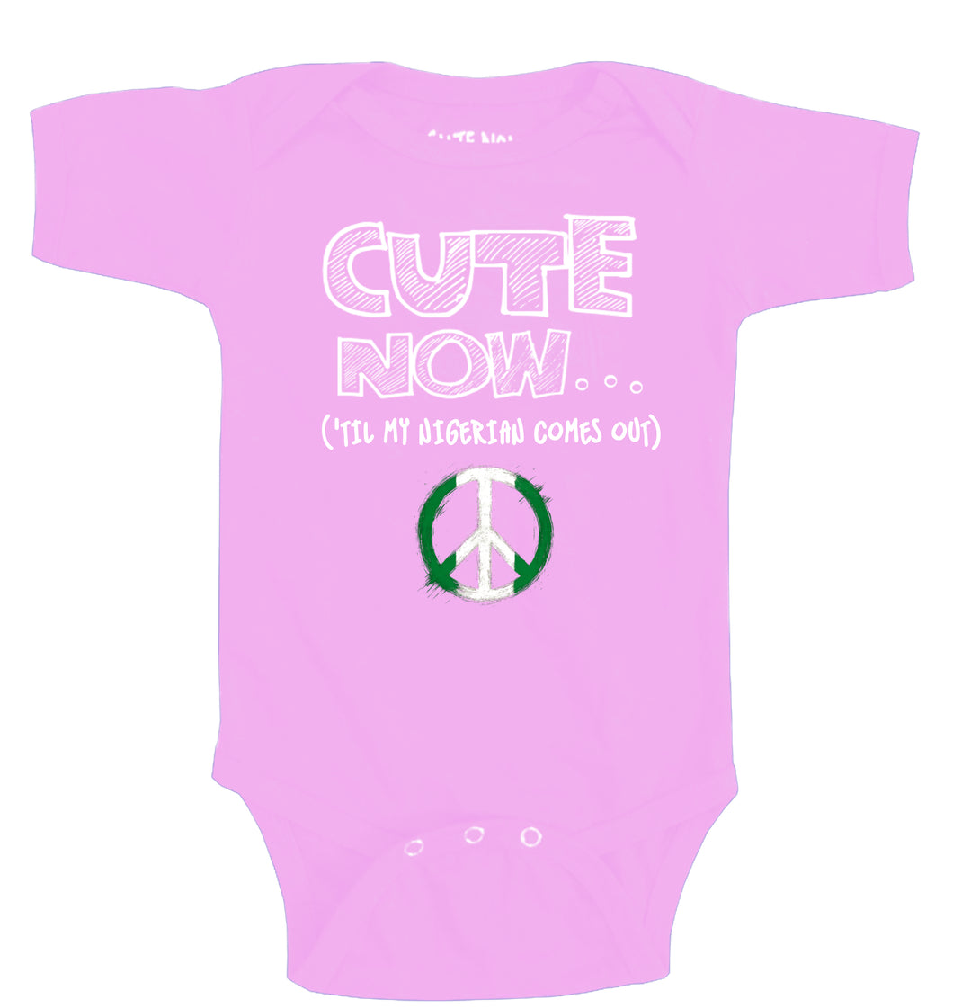 Peace ('Til My Nigerian Comes Out) Bodysuit
