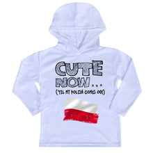 ('Til My Polish Comes Out) Toddler Long Sleeve Hooded T-shirt