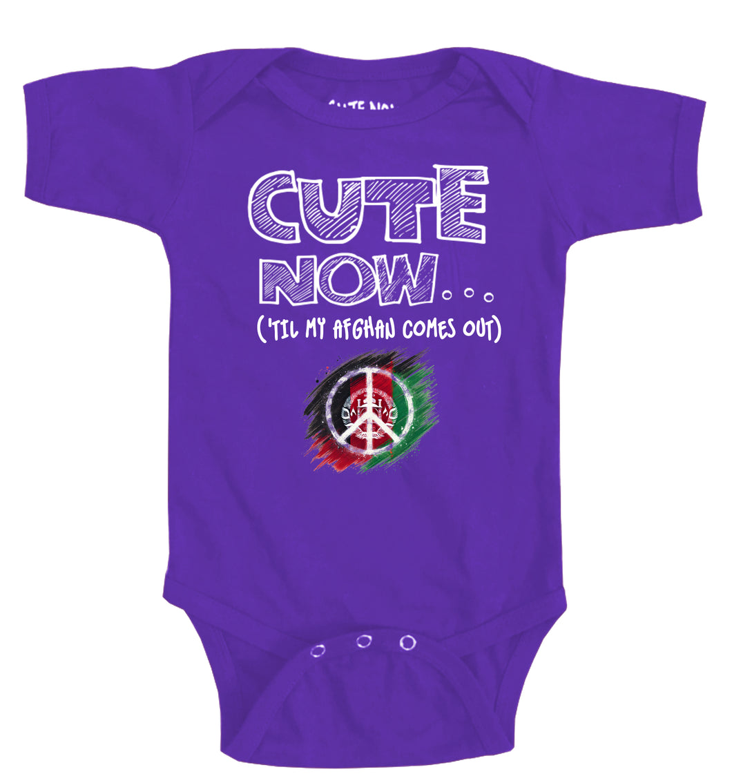 Peace ('Til My Afghan Comes Out) Bodysuit